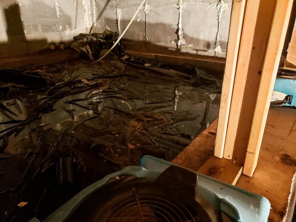 Crawlspace Water Cleanup in Orange Park